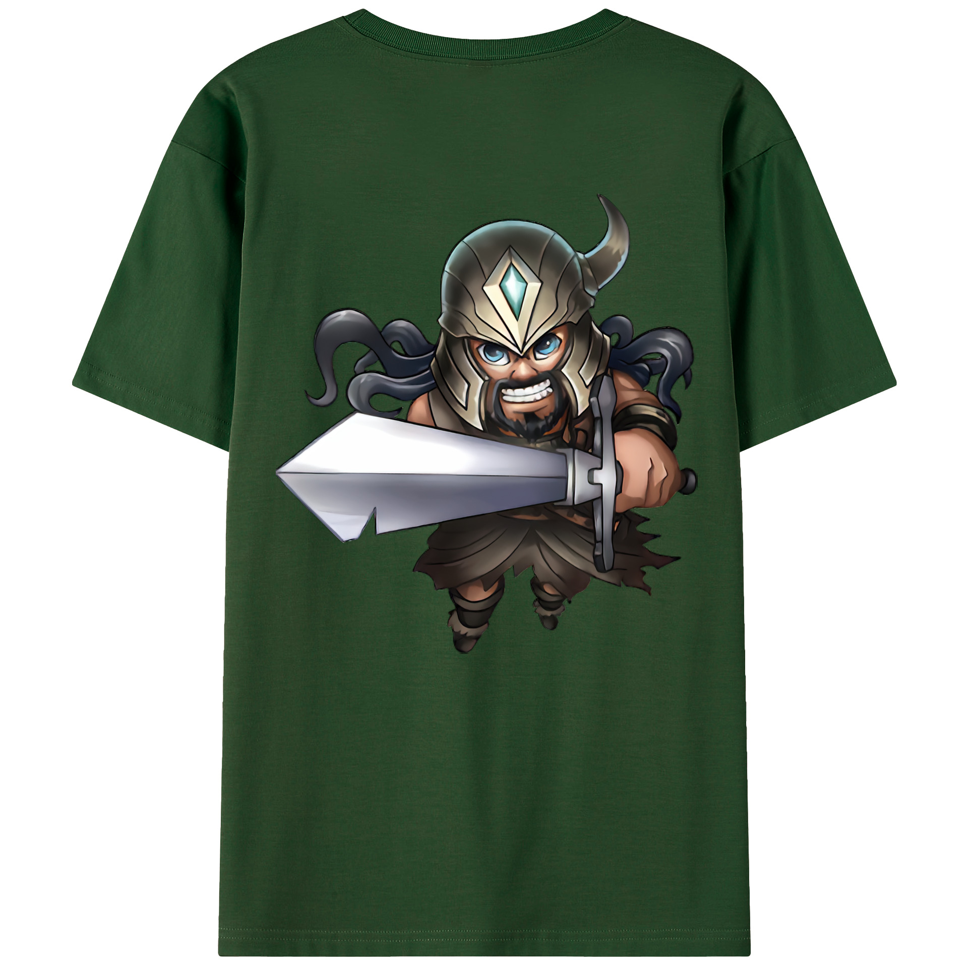 リーグ・オブ・レジェンド League of Legends LOL 綿100％半袖Tシャツ（背面プリント）